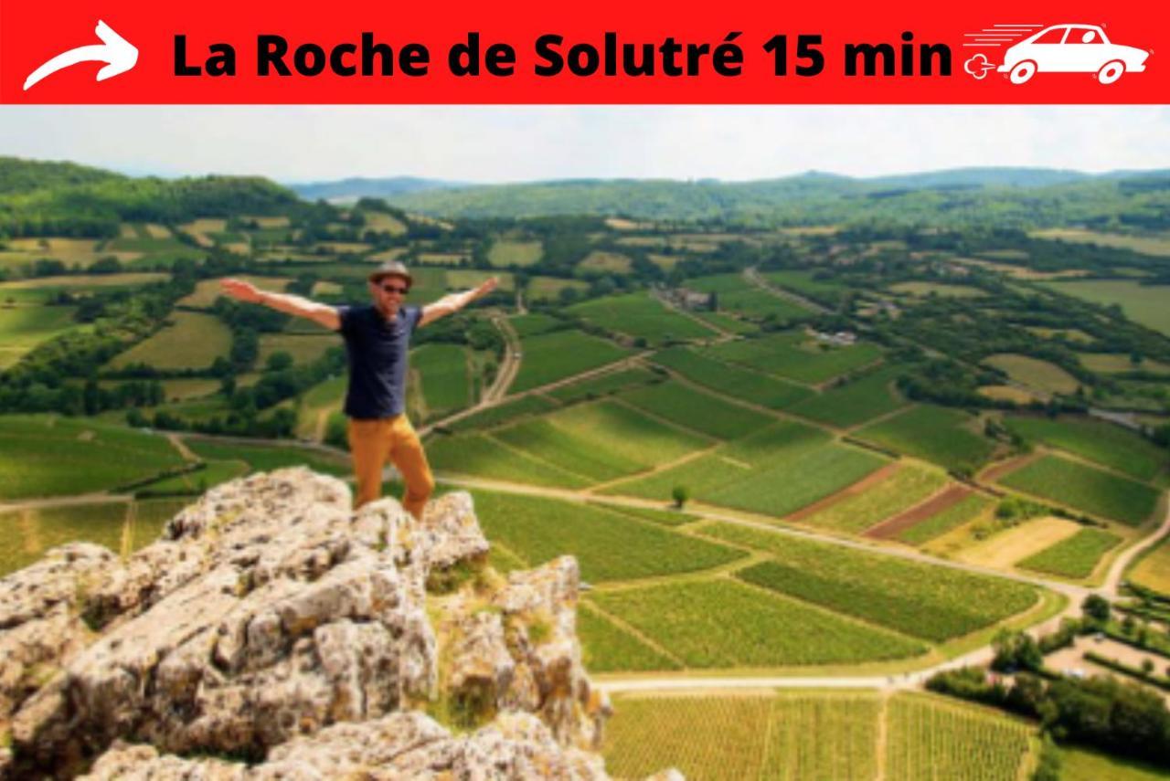 Hotel Entre Les 2 Roches Prissé Esterno foto